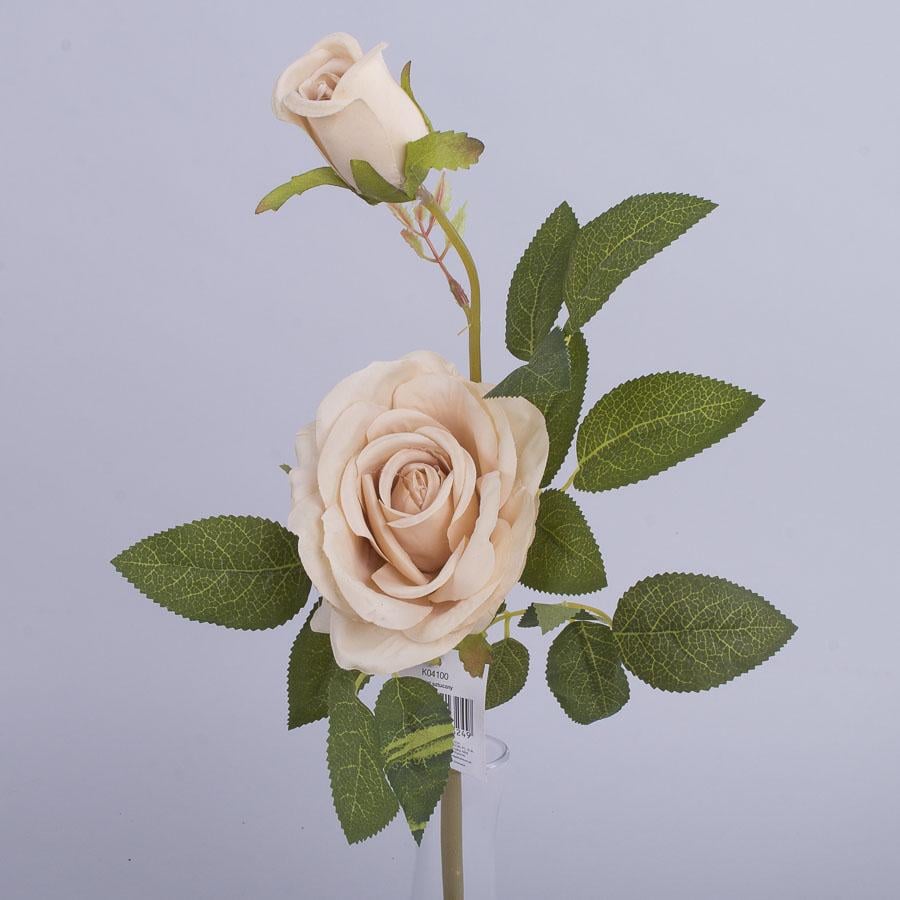 Роза штучна Кофейний (5135-2)