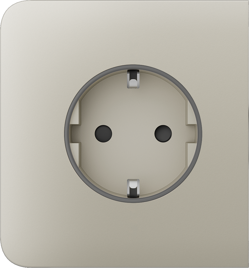 Панель боковая для встроенной розетки Ajax SideCover Basic Ivory (17299)