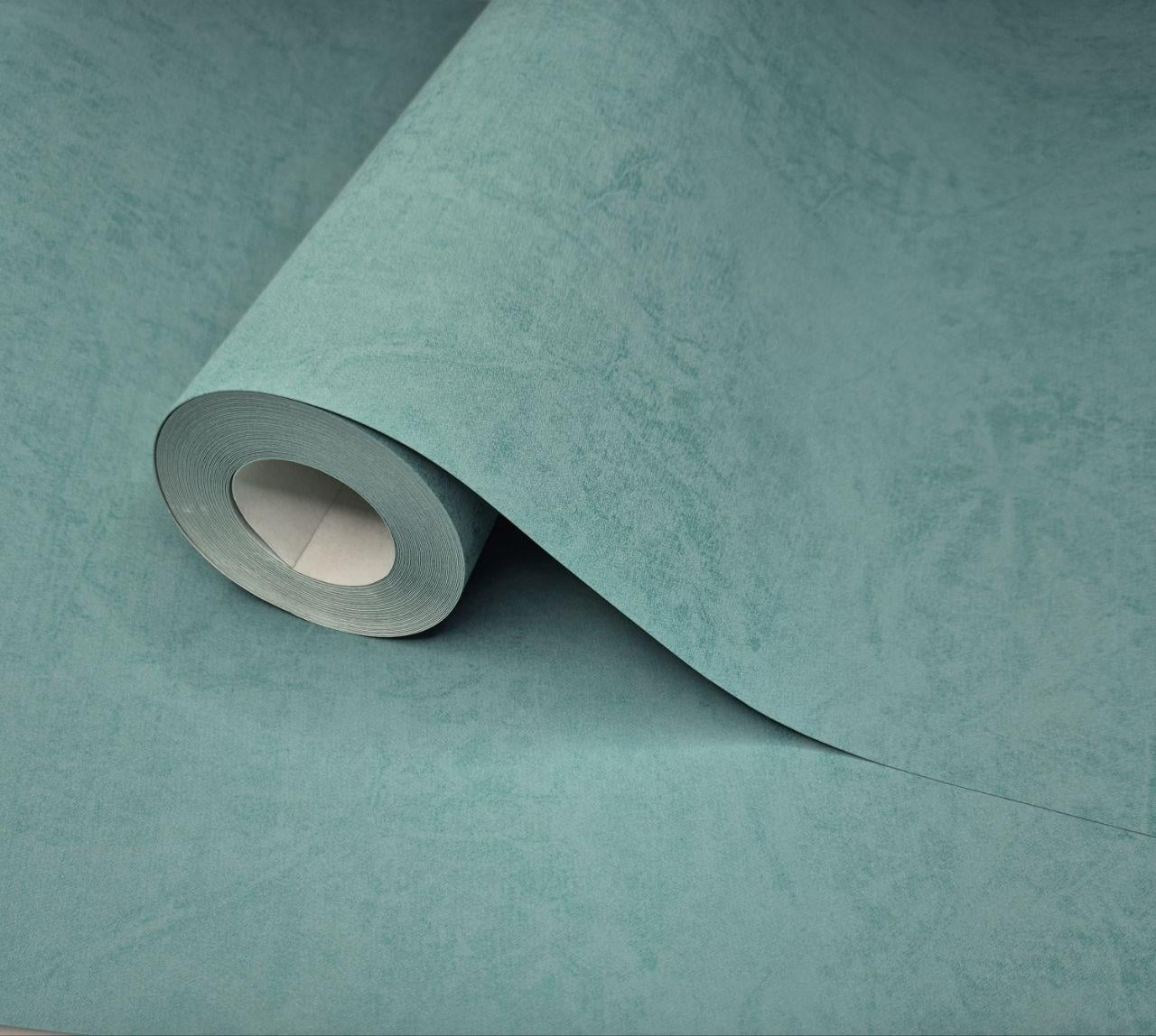 Обои виниловые Marburg с эффектом мрамора для ванной/кухни/спальни/гостиной/коридора 10x0,53 м Бирюзовый (95010)