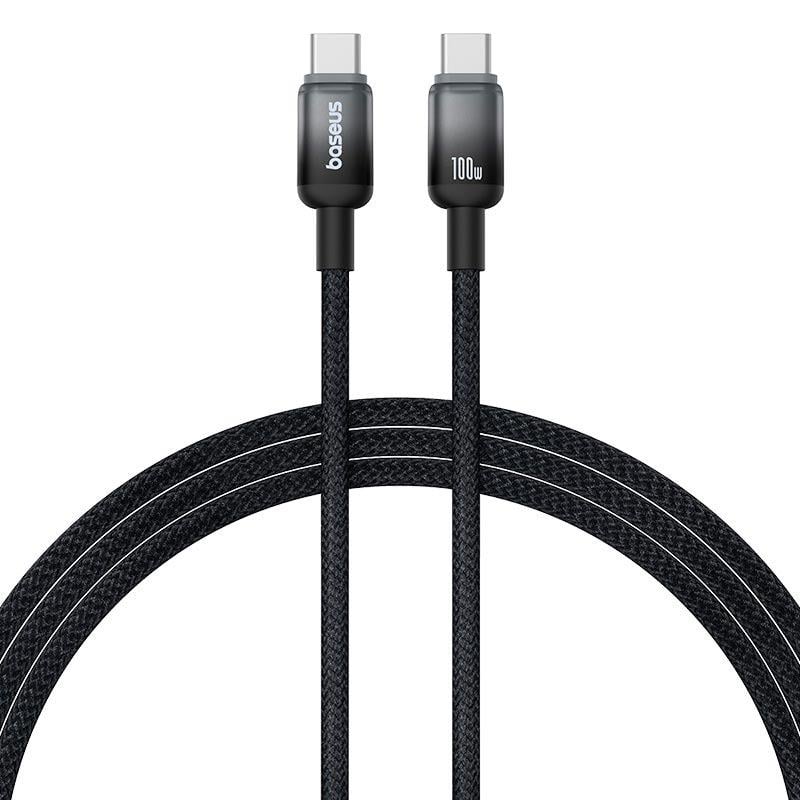 Кабель для зарядки і передачі даних Baseus Discolor Series Fast Charging Cable USB-C - USB-C 1м Чорний (P10374902111-00)