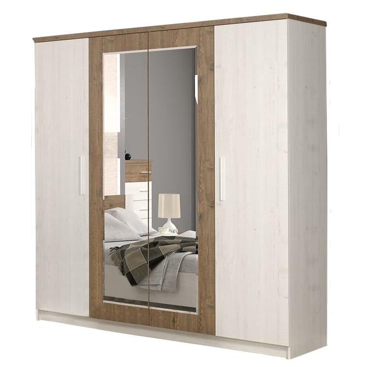 Шкаф-купе Маркос 2029x632x2104 из ДСП цвет Андерсон пайн/Дуб април Мебель Сервис Шкаф-купе Маркос 2029x632x2104 из ДСП цвет Андерсон пайн/Дуб април Мебель Сервис