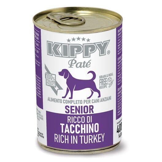 Корм влажный KIPPY Pate Senior Dogs Turkey для пожилых собак с индейкой в виде паштета 400 г (1967) Корм влажный KIPPY Pate Senior Dogs Turkey для пожилых собак с индейкой в виде паштета 400 г (1967)