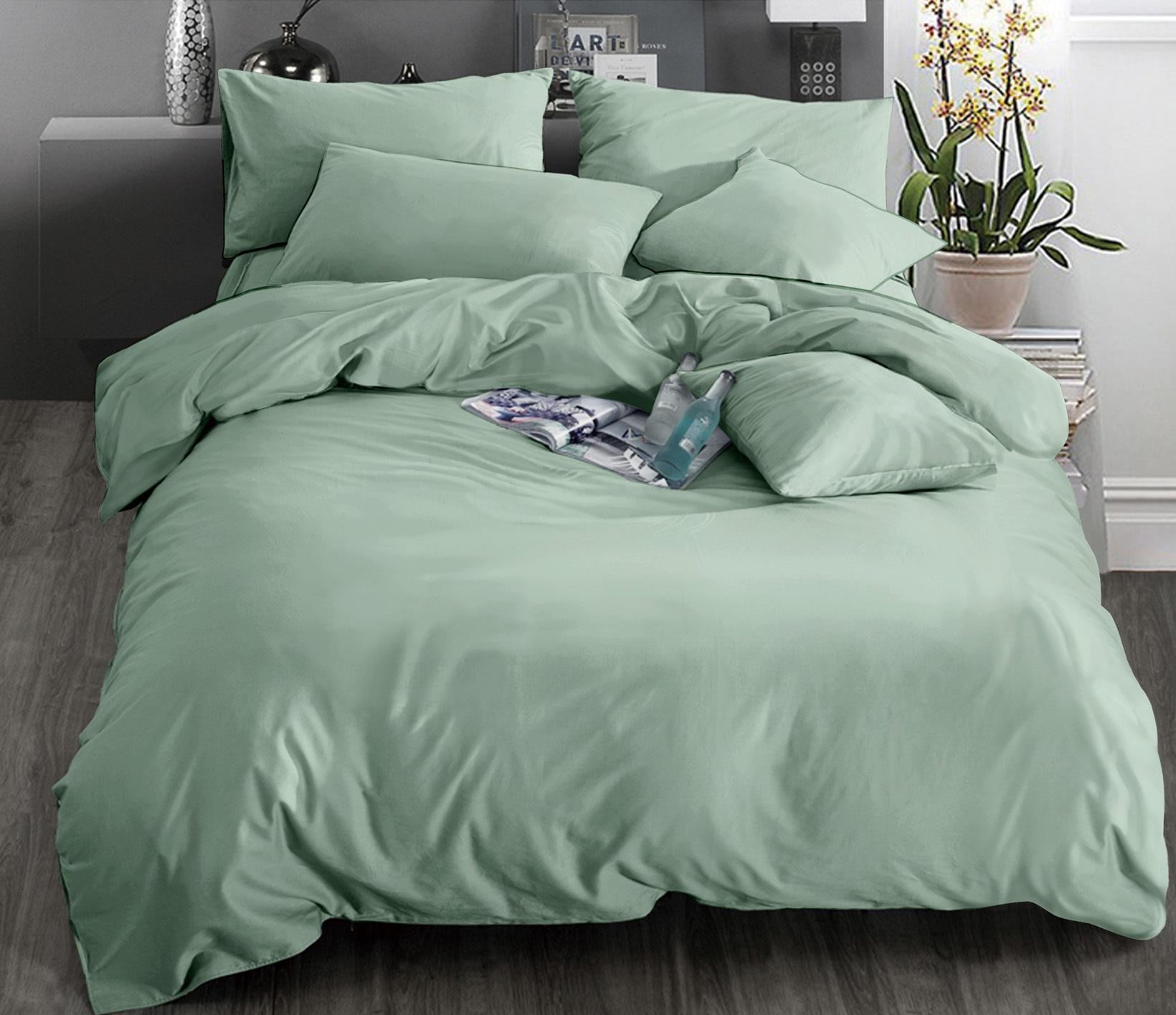 Комплект постельного белья Word of Dream египетский хлопок (сатин) Северная Атлантика семейное 2х150х215 см