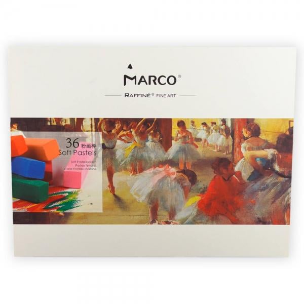 Набор сухой пастели Marco Raffine 36 цветов (7300-36CB)