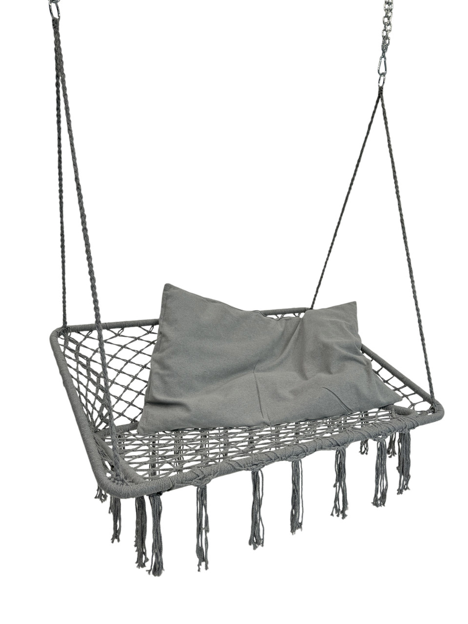 Качели WCG с подушкой двухместная 120 см Графитовый (QNSW09GR) - фото 3 Качели WCG с подушкой двухместная 120 см Графитовый (QNSW09GR) - фото 3