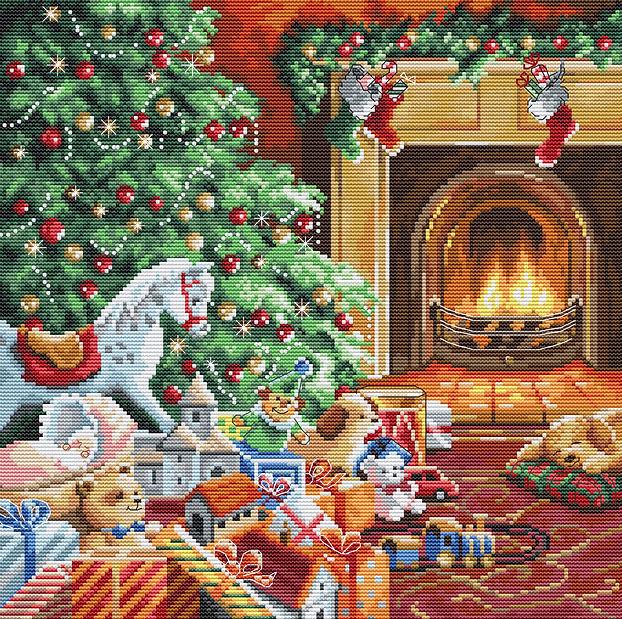 Набір для вишивання хрестиком L8009 Cozy Christmas Letistitch