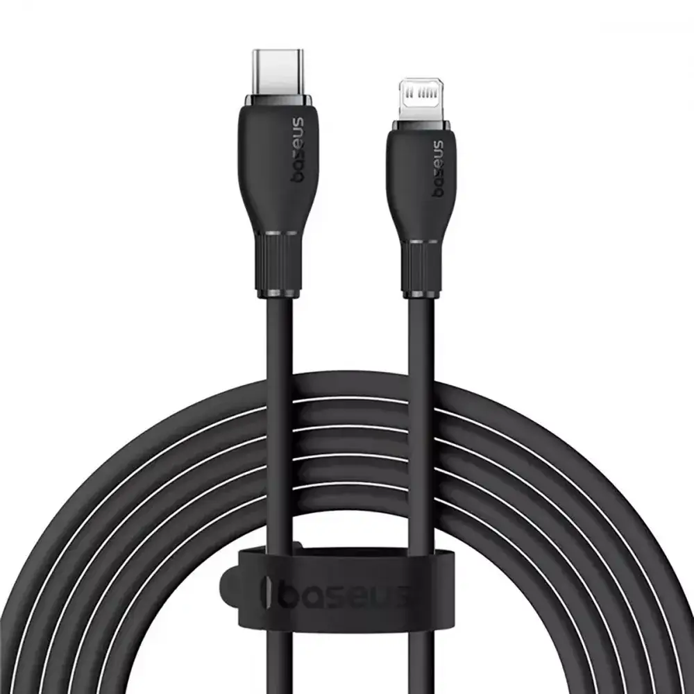 Кабель BASEUS Pudding Series Fast Charging Cable Type-C to Lightning P10355701111-01 20W 2 м Black