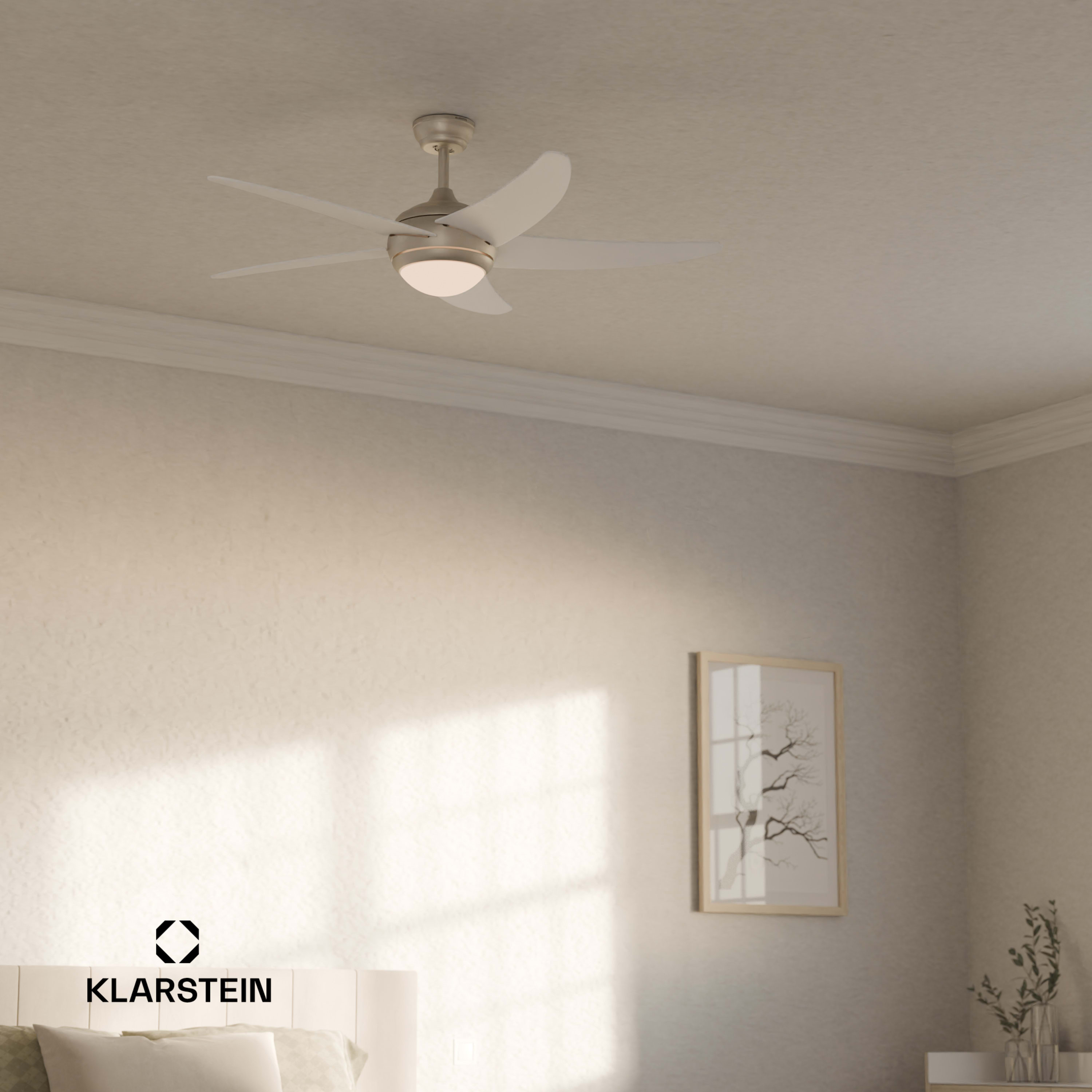 Вентилятор потолочный KLARSTEIN Bolero Smart управляемый через приложение 30 Вт (10046082) - фото 9