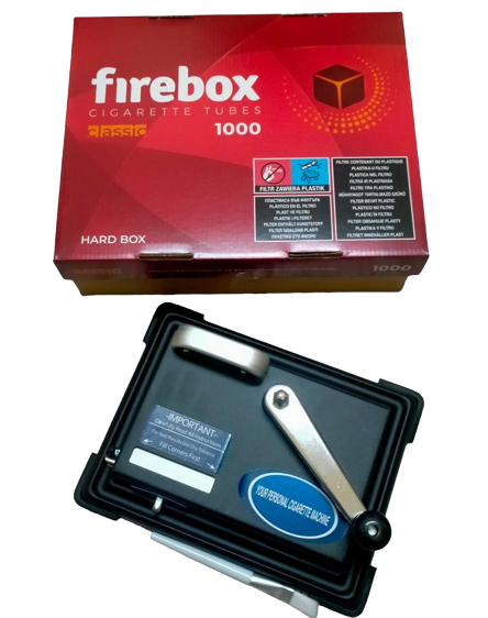 Машинка для набивання сигаретних гільз з гільзами Firebox 1000 шт. (10261127) - фото 1