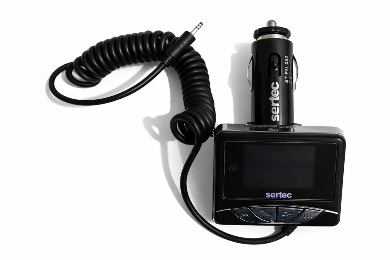 FM-трансмиттер Sertec FM-250 +5G (000022621)