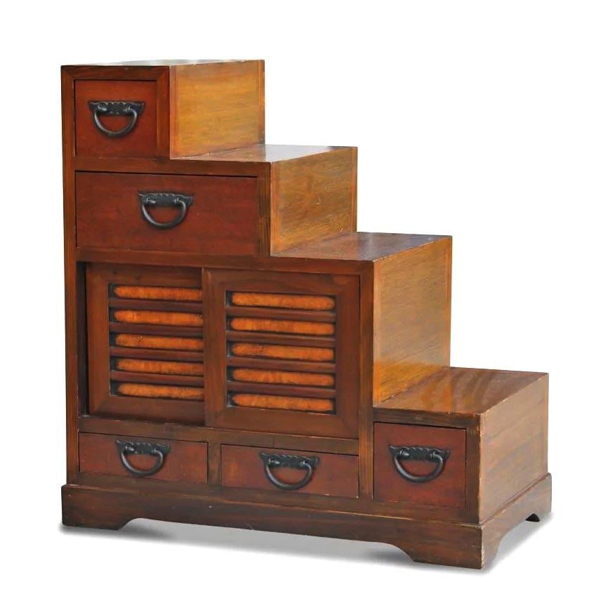 Комод тансу из дерева Чарни Терракот (КТУ-004232)