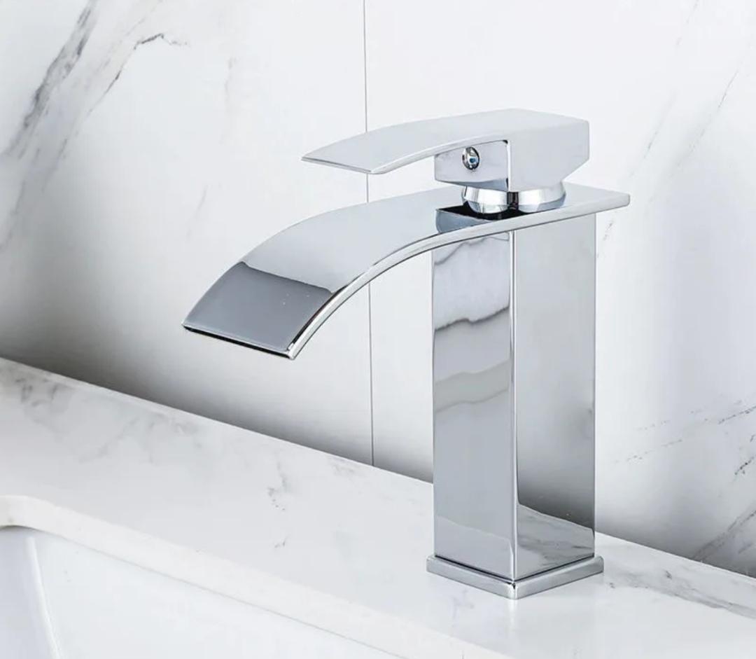 Змішувач для раковини каскадний одноважільний Modern Chrome - фото 5 Змішувач для раковини каскадний одноважільний Modern Chrome - фото 5