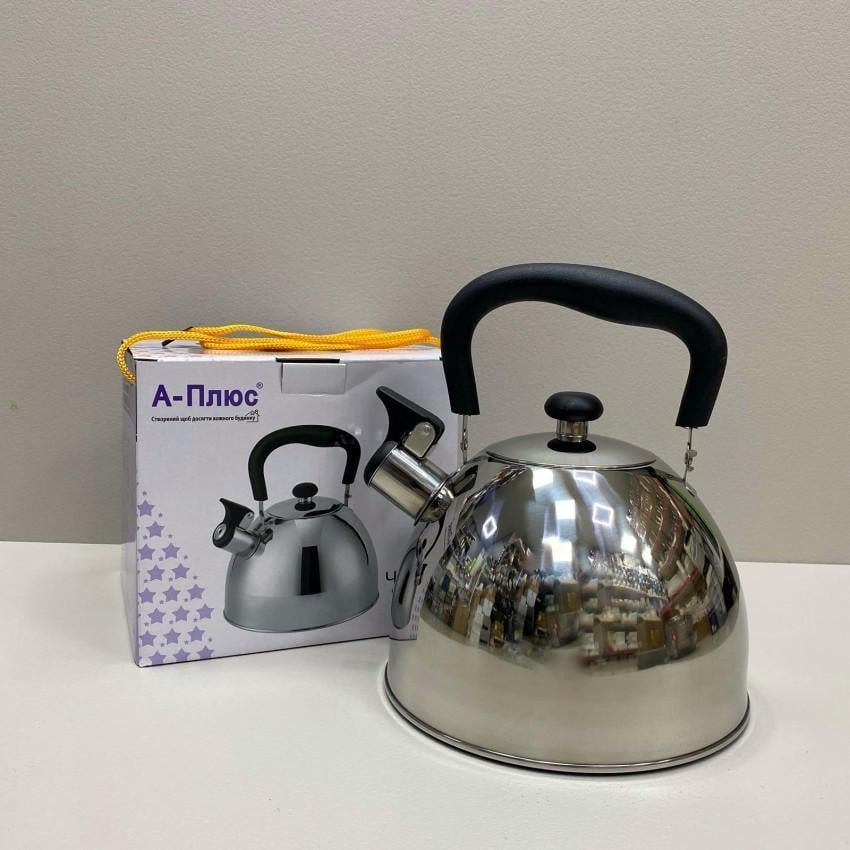 Чайник A-PLUS 1316 зі свистком з нержавіючої сталі 2,5 л (2080763467)