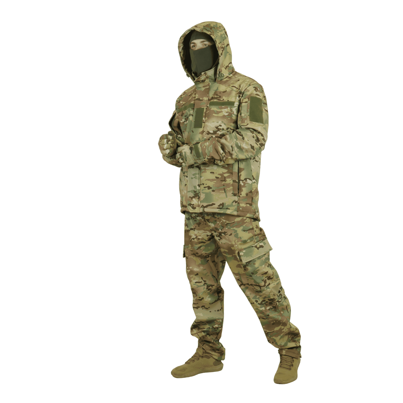 Военный костюм мужской Кіборг Softshell демисезонный XXL Multicam (29244175)