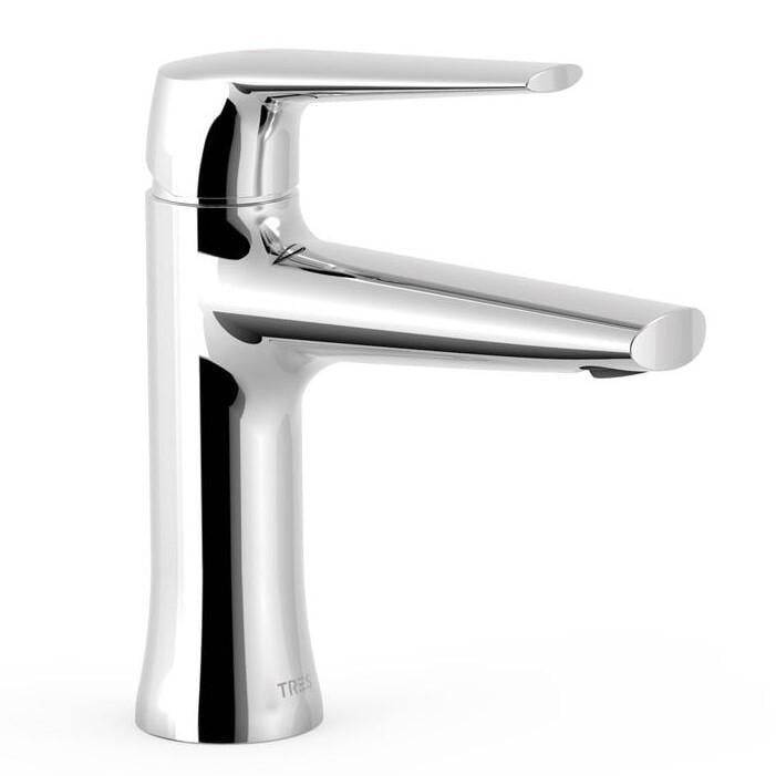 Змішувач для умивальника Tres FUJI 28110301 одноважільний Хром (173264)