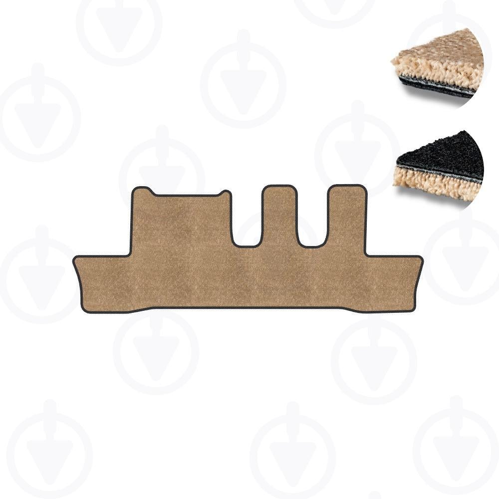 Килимок Star-Tex на 3-й рядок для Chevrolet Captiva 2006-2018 р. текстиль/Magnum Бежевий/Чорний (16829-68-80-41)