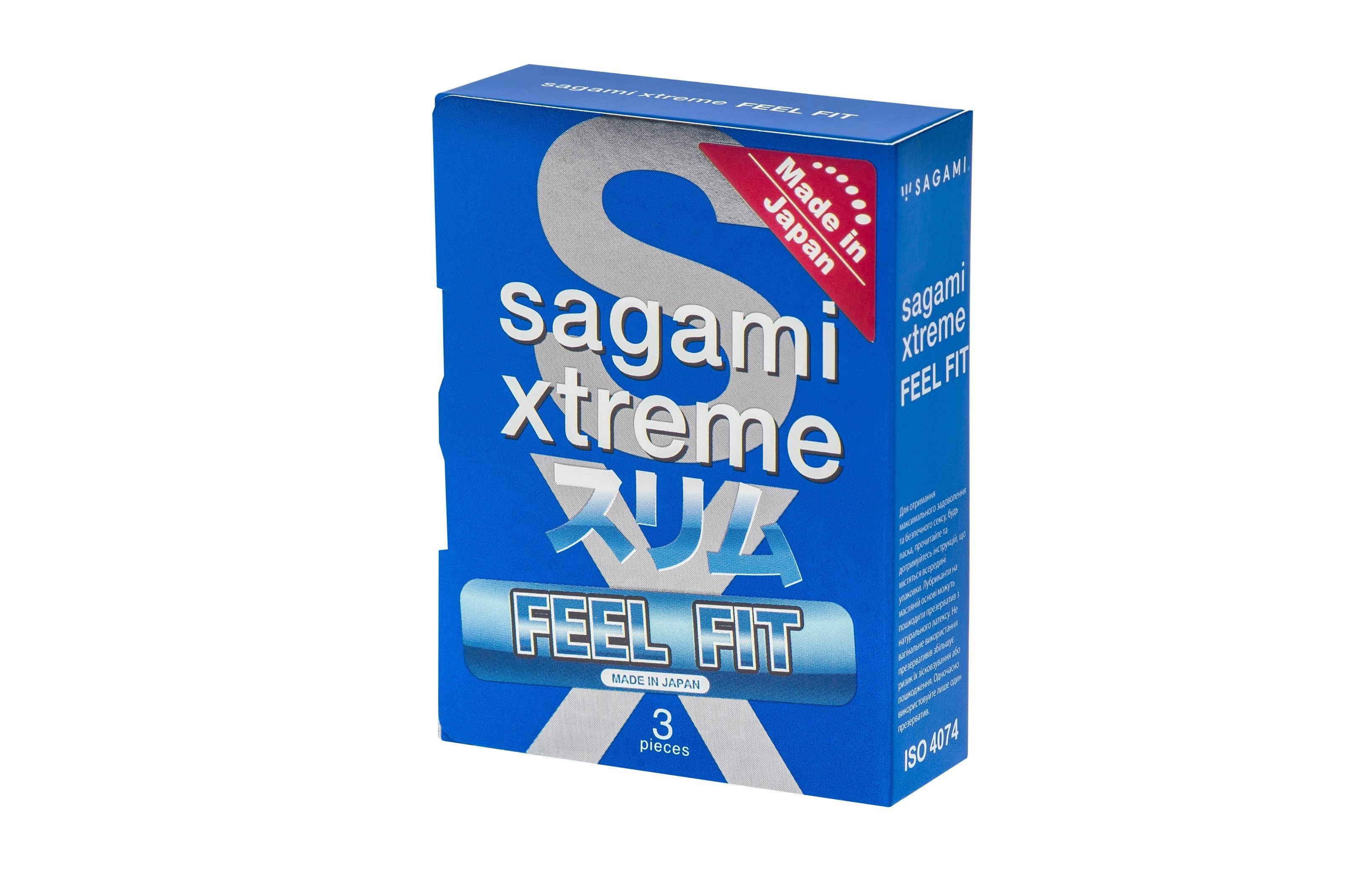 Презервативи Sagami Xtreme Feel Fit 3 шт. (S000990797)