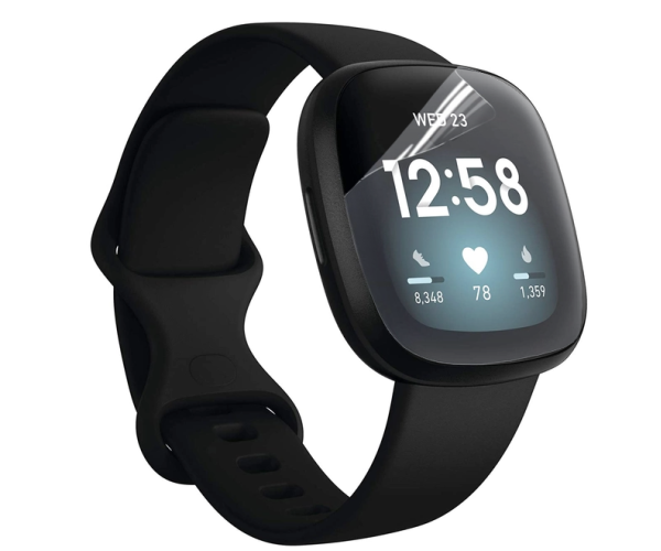 Пленка противоударная гидрогелевая Hydrogel Film для Fitbit Versa 3 3 шт. Transparent