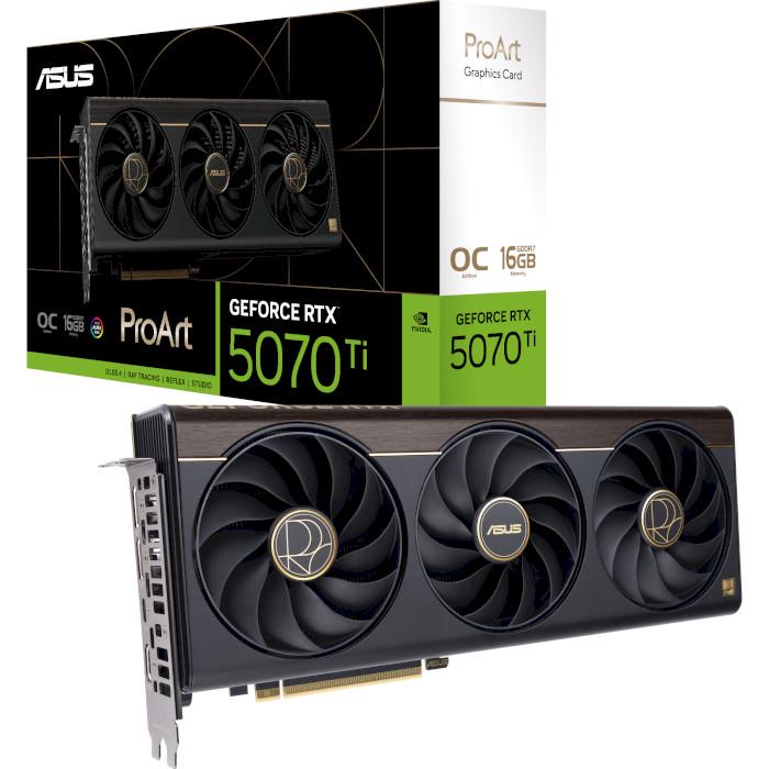 Видеокарта Asus NVIDIA GeForce RTX 5070 Ti ProArt OC 16 Гб 28000 MHz Black (PROART-RTX5070TI-O16G) - фото 5