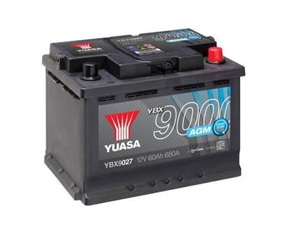 Аккумулятор Yuasa YBX9027 12 V 60 Ah 640 A Аккумулятор Yuasa YBX9027 12 V 60 Ah 640 A