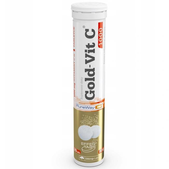 Витамин C для спорта Olimp Nutrition Gold-Vit C 1000 20 effervescent tabs Lemon