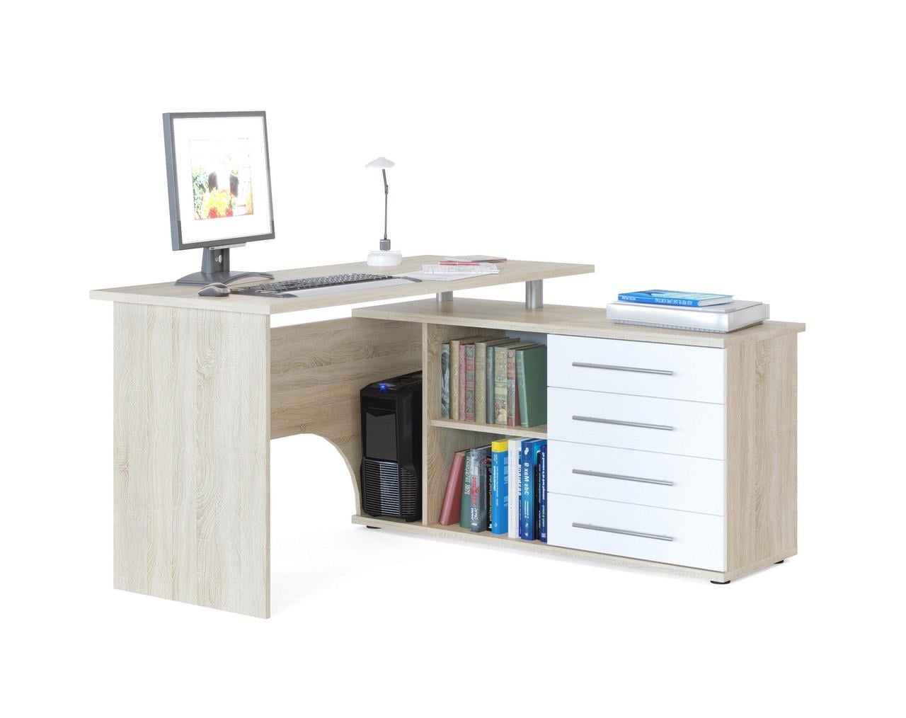 Компьютерный стол XDesk-109 Дуб молочный