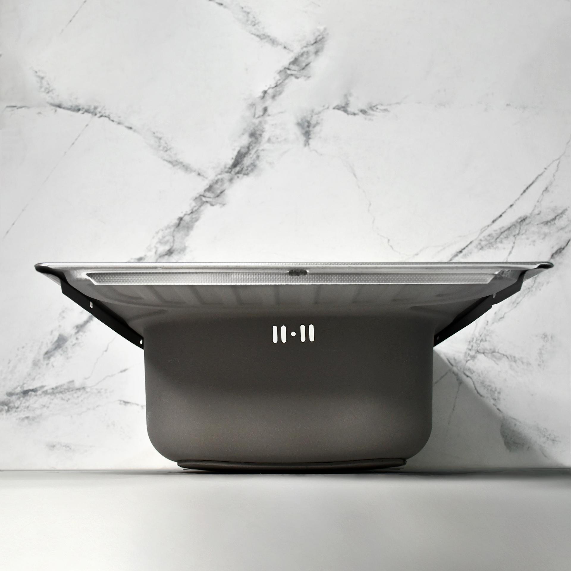 Мойка кухонная Lemax нержавеющая сталь декор сифон (LE-5011 DE) - фото 7 Мойка кухонная Lemax нержавеющая сталь декор сифон (LE-5011 DE) - фото 7