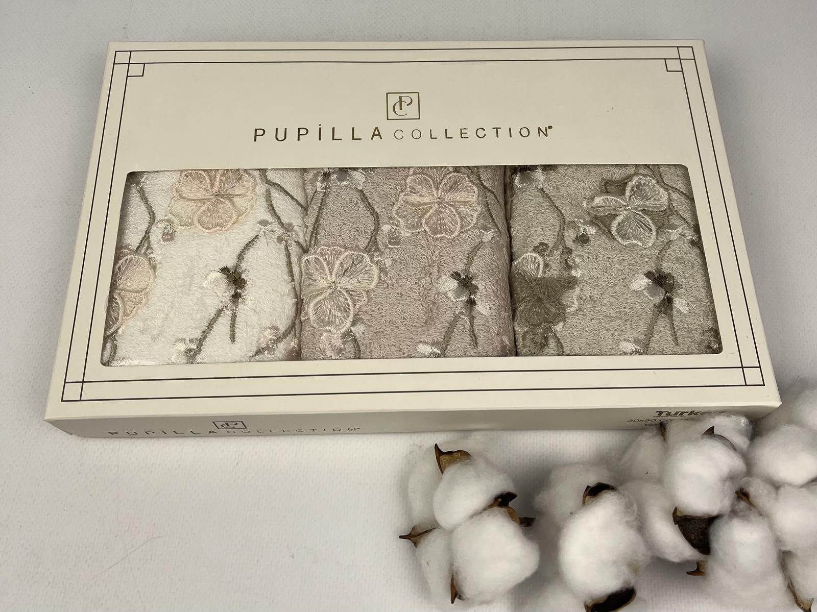 Набір рушників Pupilla Flowers Model 1 30x50 см 3 шт. (CN24916) - фото 1 Набір рушників Pupilla Flowers Model 1 30x50 см 3 шт. (CN24916) - фото 1