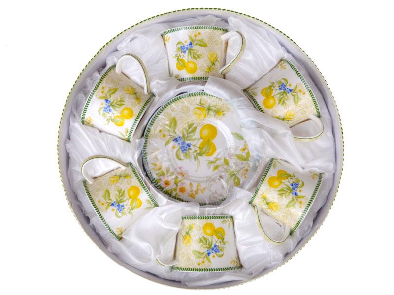 Чайний сервіз Lefard Лимон 924-372 на 6 персон Білий - фото 2 Чайний сервіз Lefard Лимон 924-372 на 6 персон Білий - фото 2