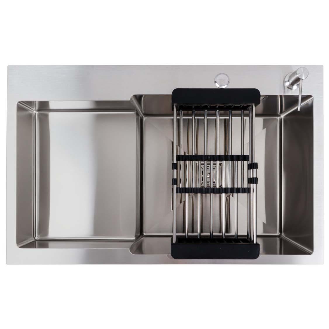 Мойка кухонная Platinum Handmade 780x500C R (788727)