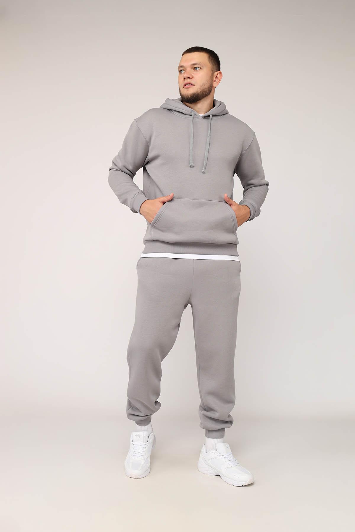 Худи мужское ЦБ-00279983 р. 48 Серый (SKT001074111) - фото 2 Худи мужское ЦБ-00279983 р. 48 Серый (SKT001074111) - фото 2