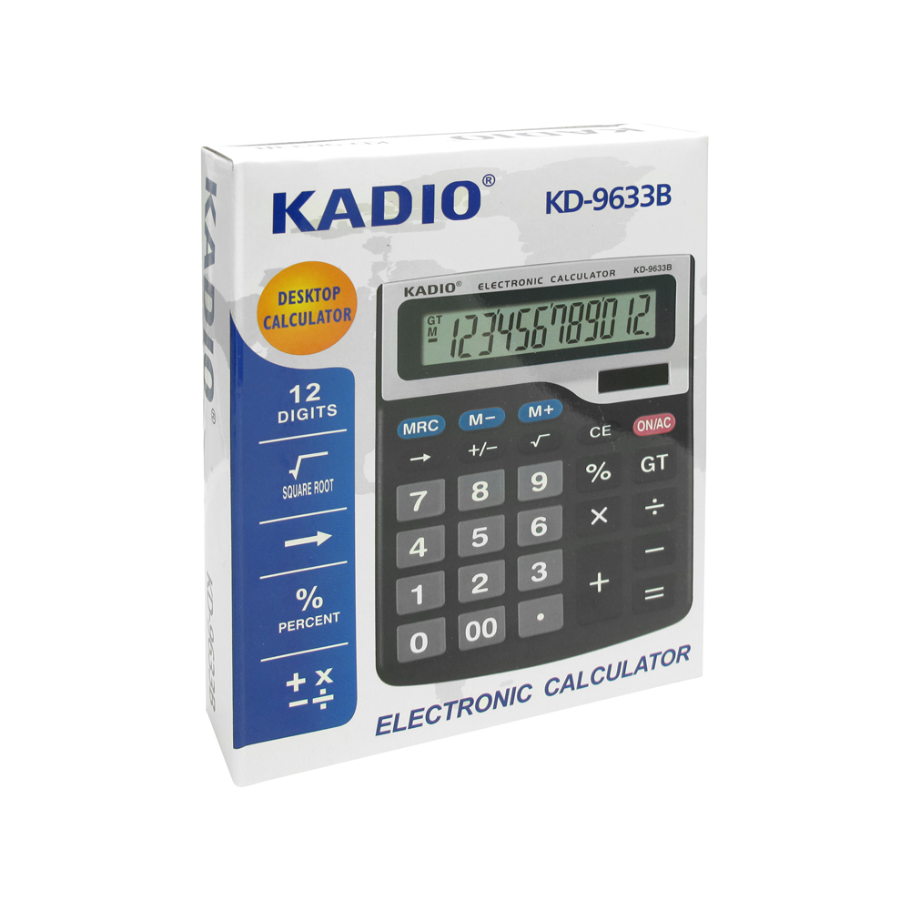 Калькулятор KADIO KD-9633B великий - фото 2