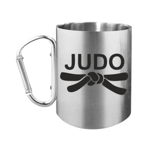 Кружка с ручкой карабин Пояс Дзюдо (17424535-49-200549) - фото 1