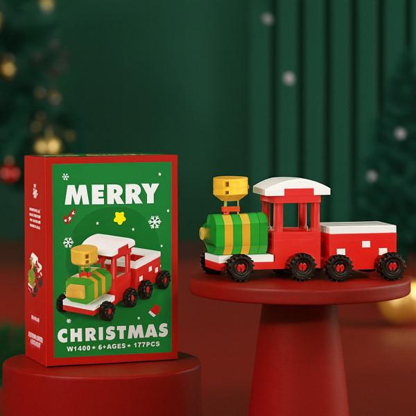 Конструктор новогодний Поезд 177 деталей (31190080)