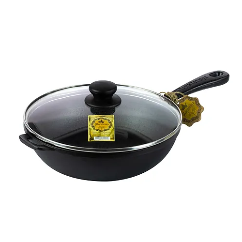 Сковорідка зі скляною кришкою d24х6 см (Т202С3)