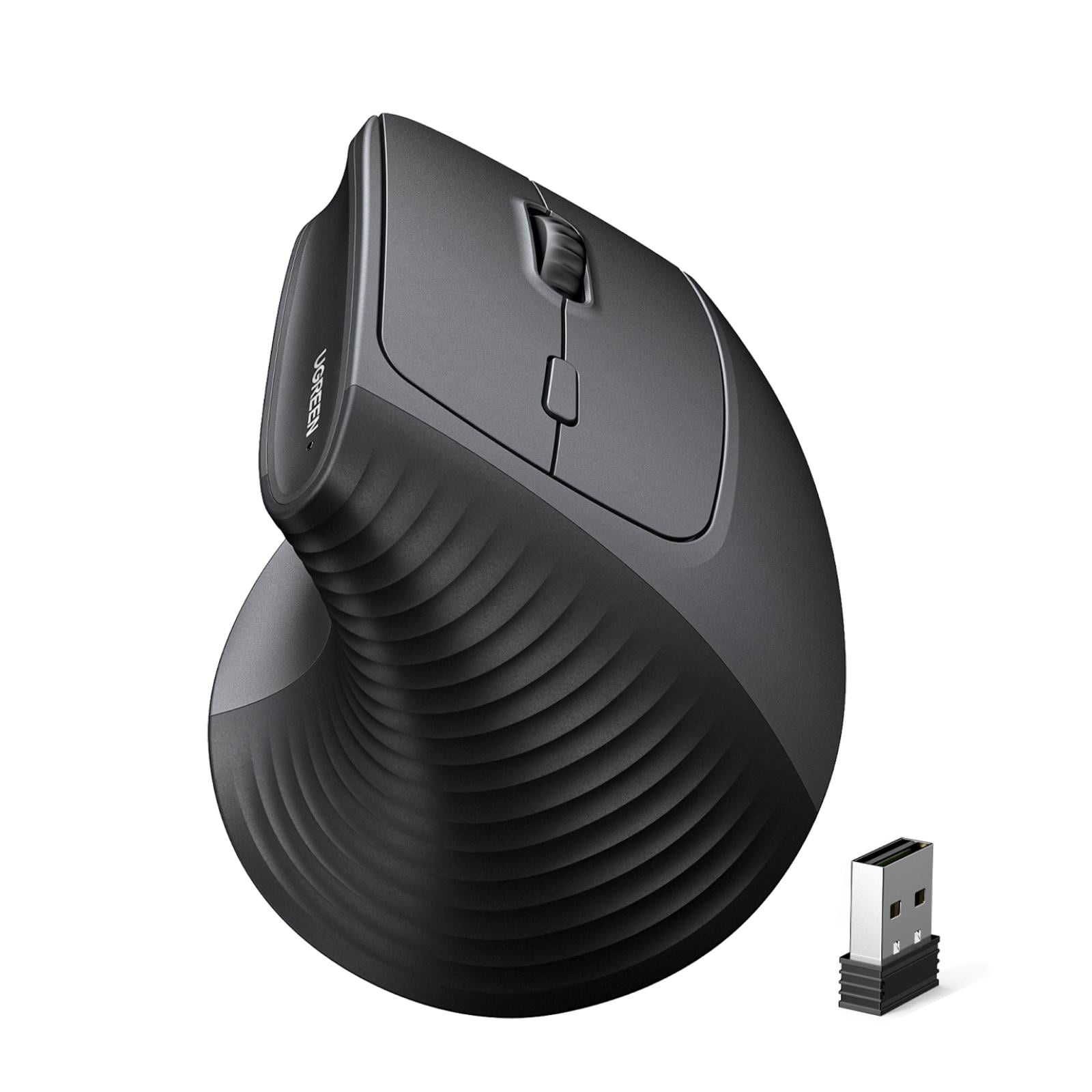 Комп'ютерна миша бездротова вертикальна UGREEN M571 2.4Ghz Wireless Vertical Mouse Black (55916)