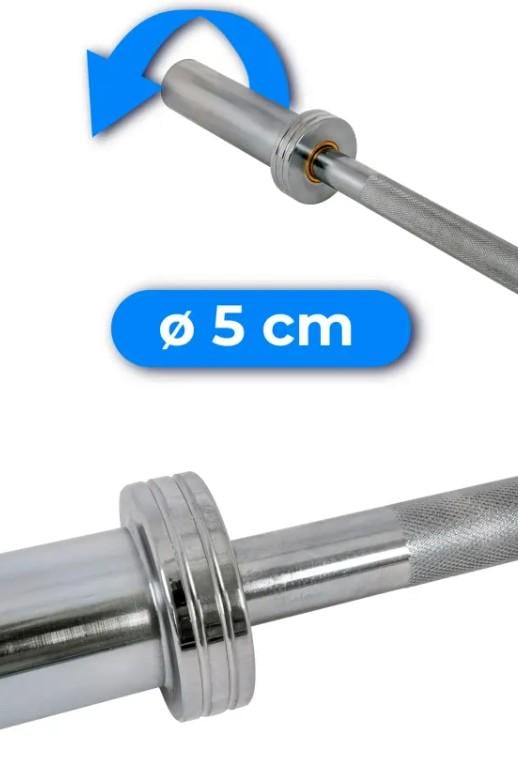 Гриф олимпийский прямой Thunder 120/50 (SG-O-120/50) - фото 3 Гриф олимпийский прямой Thunder 120/50 (SG-O-120/50) - фото 3