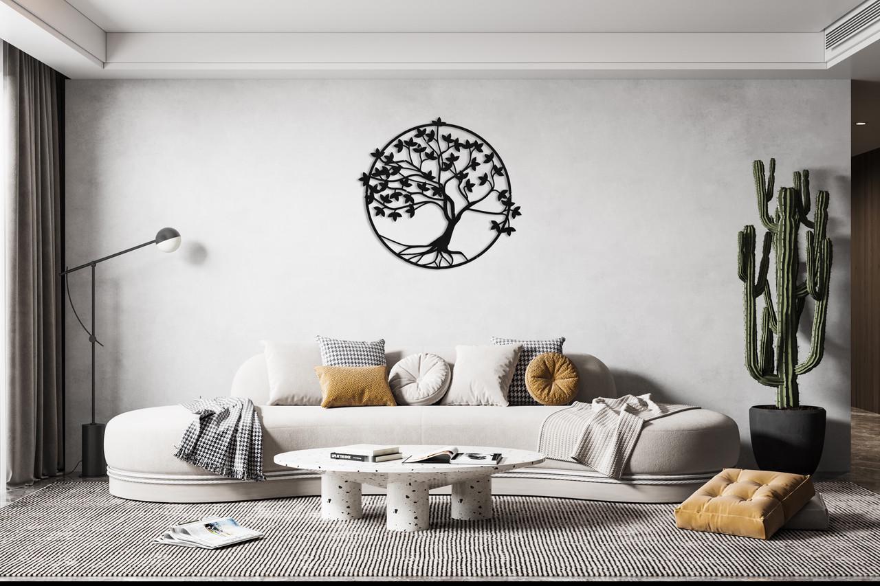 Декоративное панно на стену Upwood Decor Mandala Tree 13 80х85,6 см Black (1575780544)