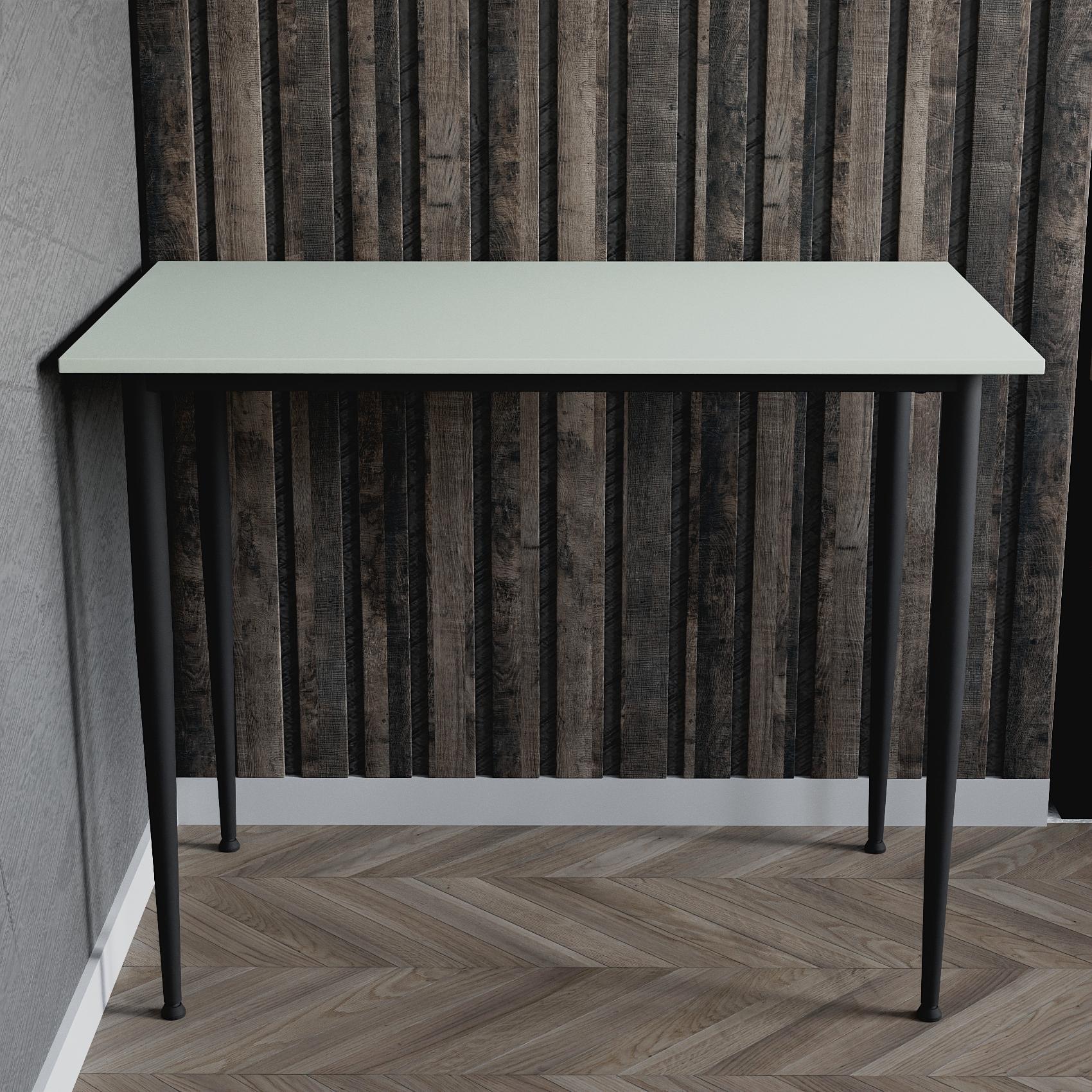 Стол универсальный Prime Ferrum-decor металл/ДСП 16 мм 750x1200x600 мм Черный/Кашемир (FRD-107641)