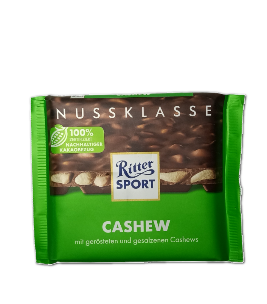 Шоколад Ritter Sport CASHEW Молочный с орехом кешью 100 г (58009) Шоколад Ritter Sport CASHEW Молочный с орехом кешью 100 г (58009)