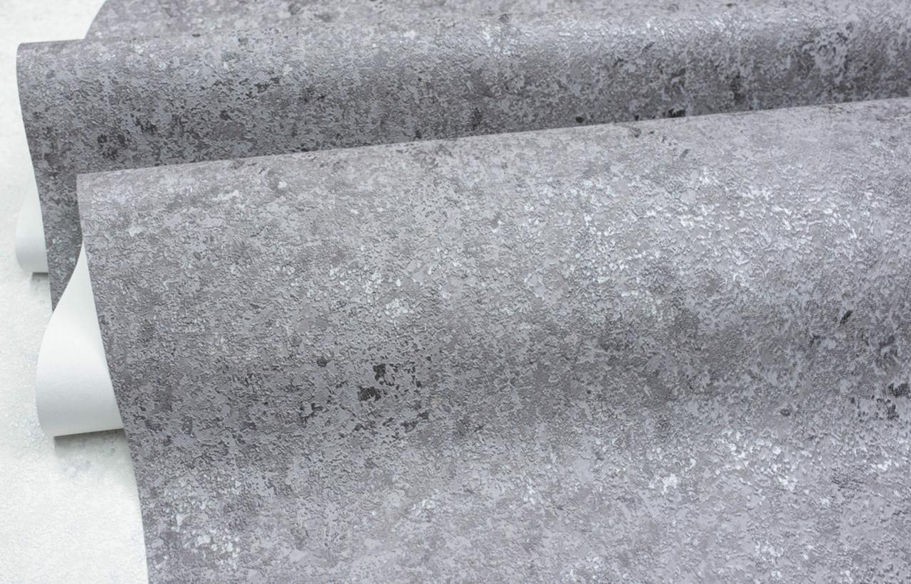 Обои флизелиновые SINTRA River UNI 532058 фон винил горячего тиснения 1,06х10,05 м Серый