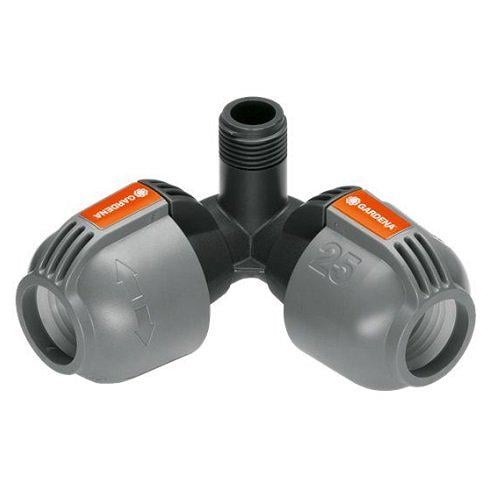 Соединитель L-образный Gardena 25 мм х 3/4" наружная резьба (02783-20.000)