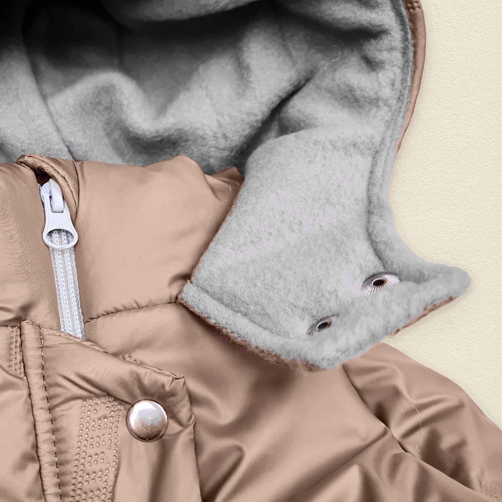 Детский зимний комбинезон Dexter's Snow 3140 98 см Бежевый (d3140-2) - фото 4 Детский зимний комбинезон Dexter's Snow 3140 98 см Бежевый (d3140-2) - фото 4