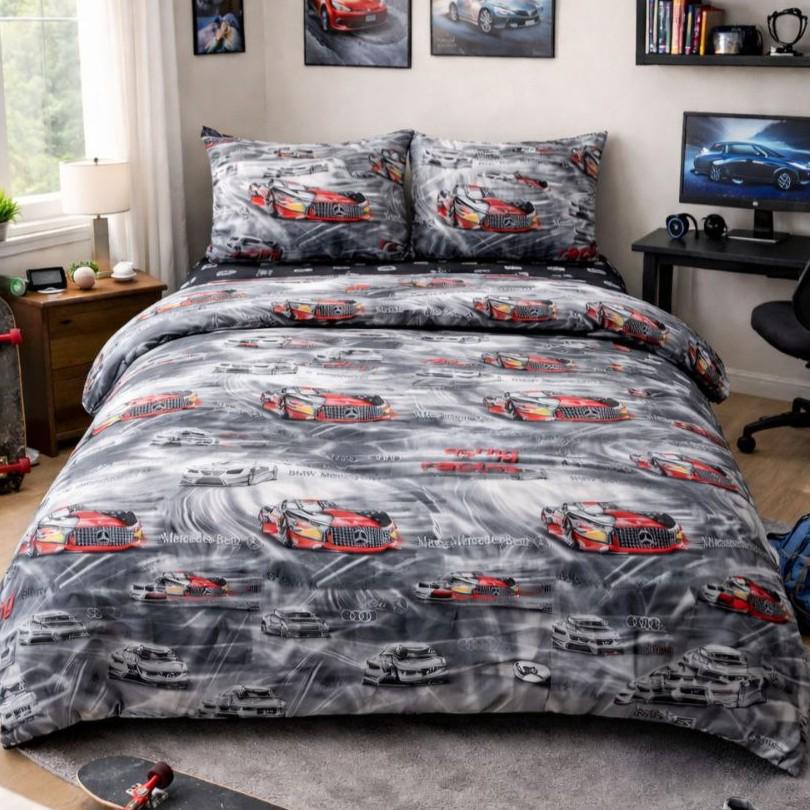 Комплект постельного белья детский PaniPava Street Speed бязь 110х140 см (82171190)