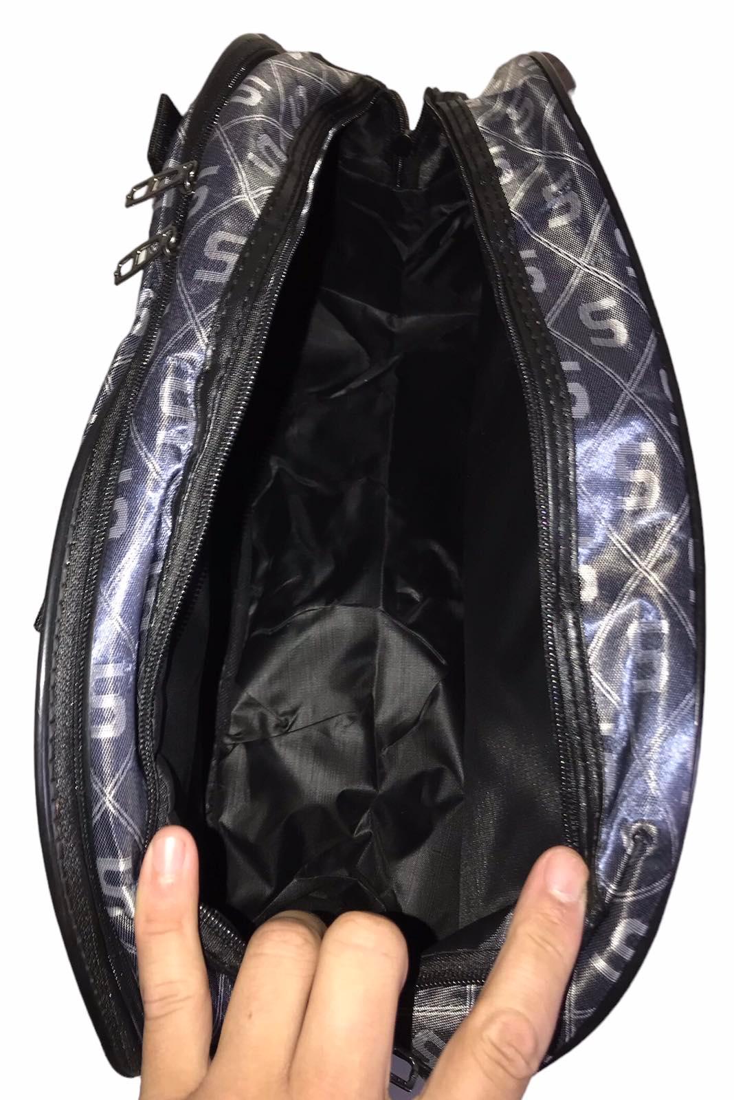 Сумка дорожная ручная кладь с длинным ремнем через плечо GB Темно-серый (2536) - фото 5