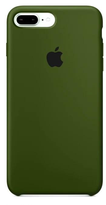 Чехол-накладка Apple Silicone Case for iPhone 7/8 Plus, Dark Green (HC) (A) - фото 2