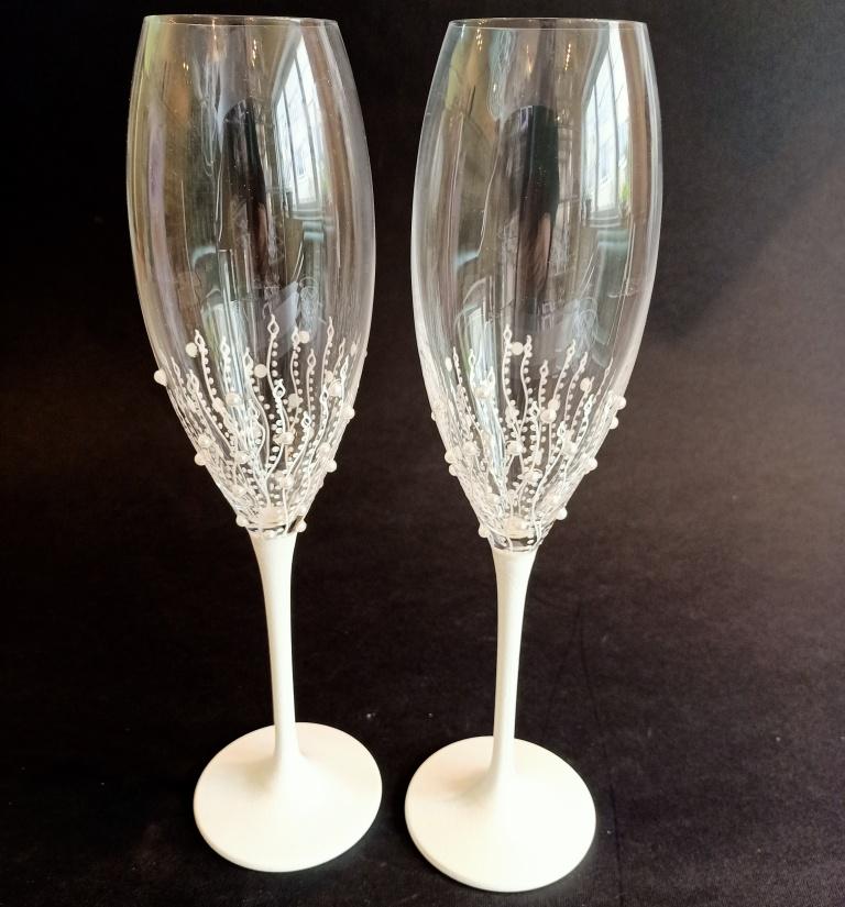 Бокалы свадебные Bohemia Sandy 190 мл 2 шт. (6573)