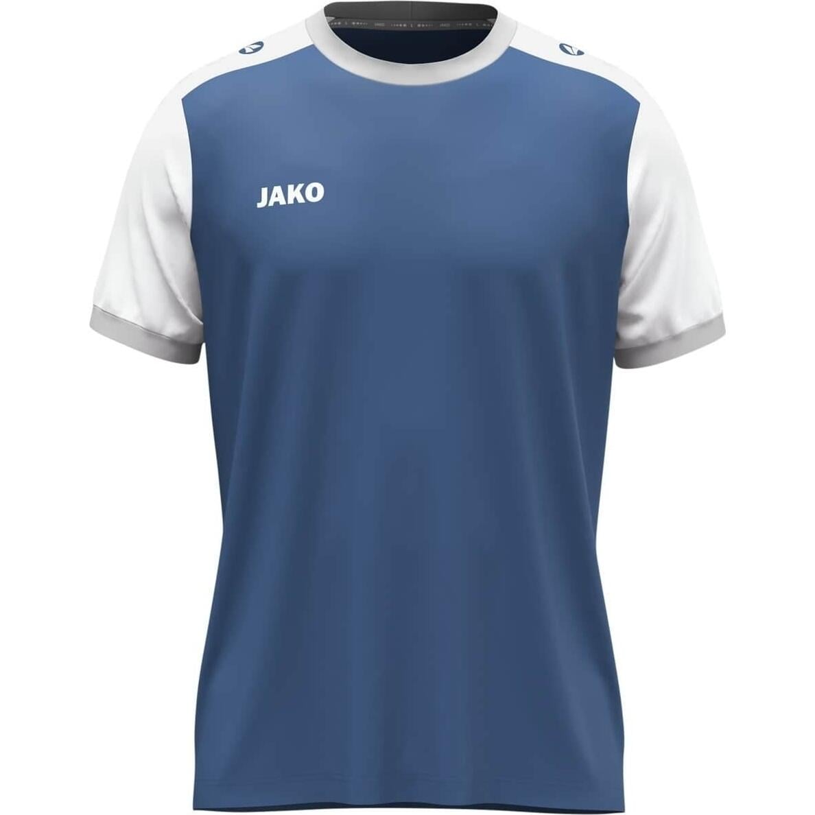 Футболка джерсі Jako DYNAMIC S/S 4270-921 M Синьо-біло-сірий (56549-48)