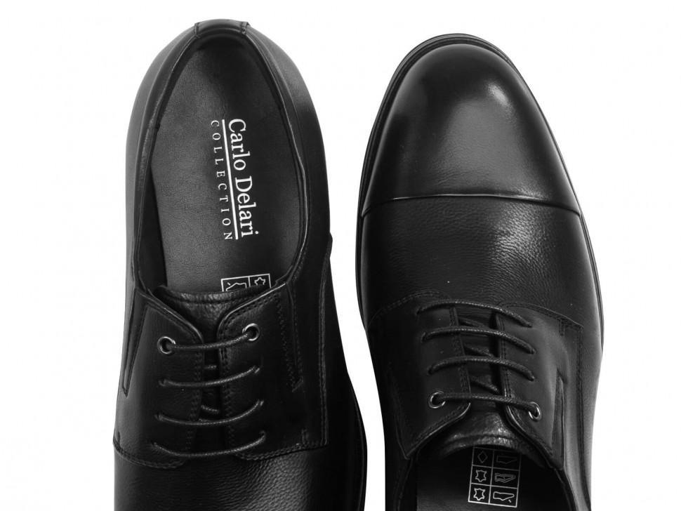 Туфли Carlo Delari 7253010 р. 44 Черный (23468) - фото 4 Туфли Carlo Delari 7253010 р. 44 Черный (23468) - фото 4