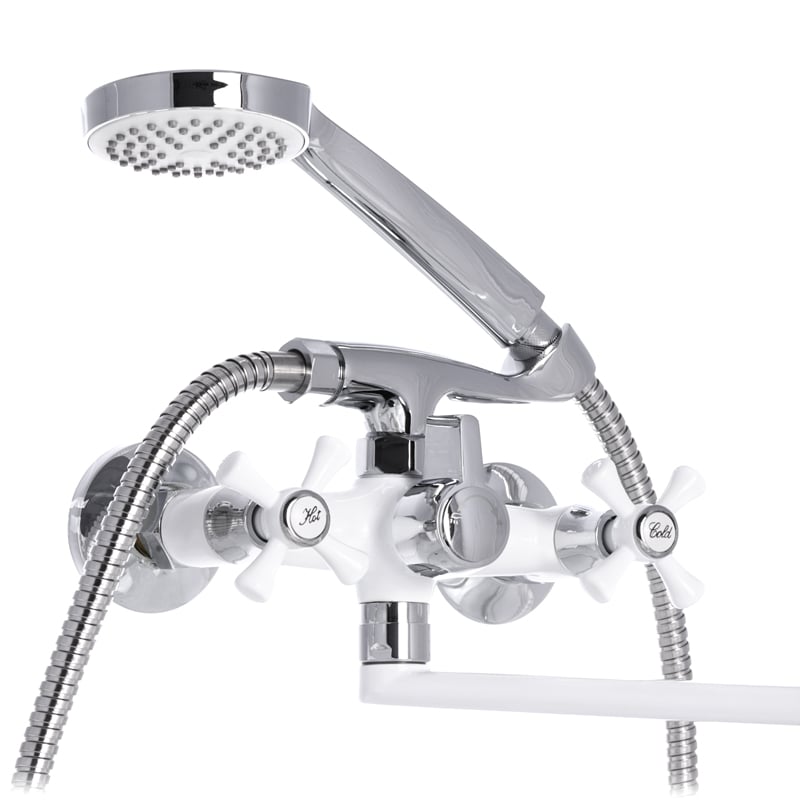 Смеситель для ванны Mixxus Omega 140 White (MI2768) - фото 3 Смеситель для ванны Mixxus Omega 140 White (MI2768) - фото 3